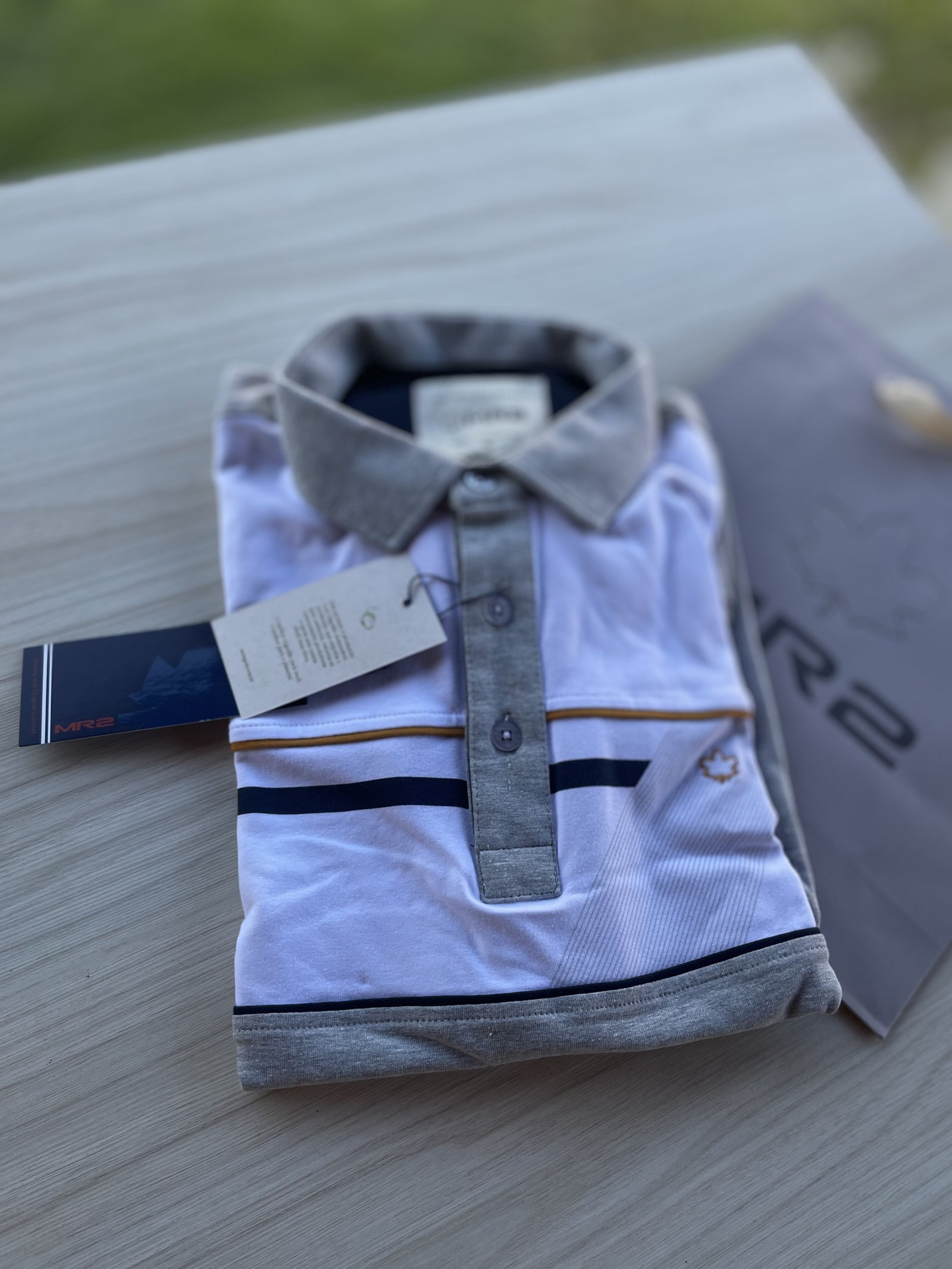 camisa gola polo mr2 / branca