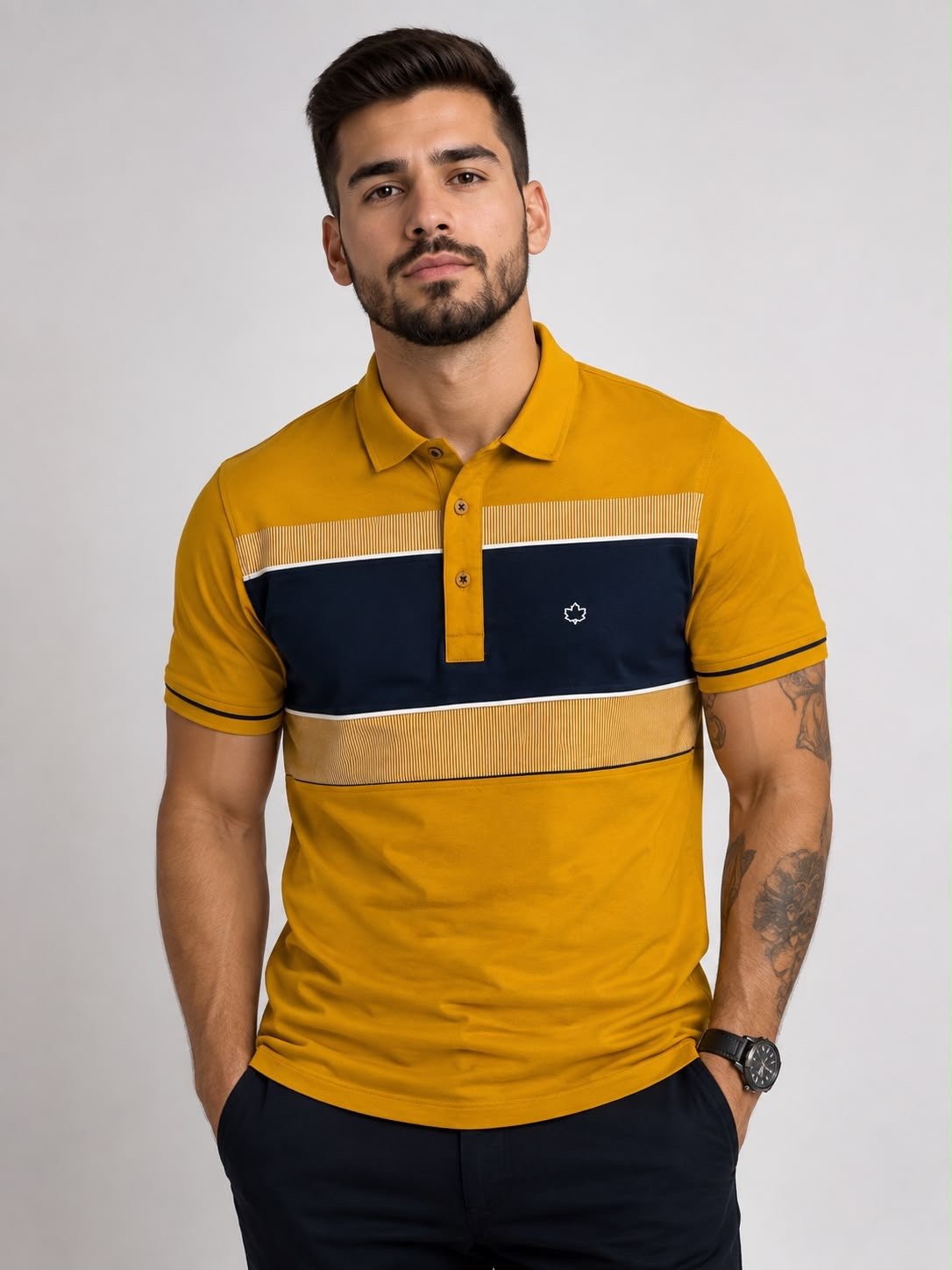 camisa gola polo mr2 / amarela