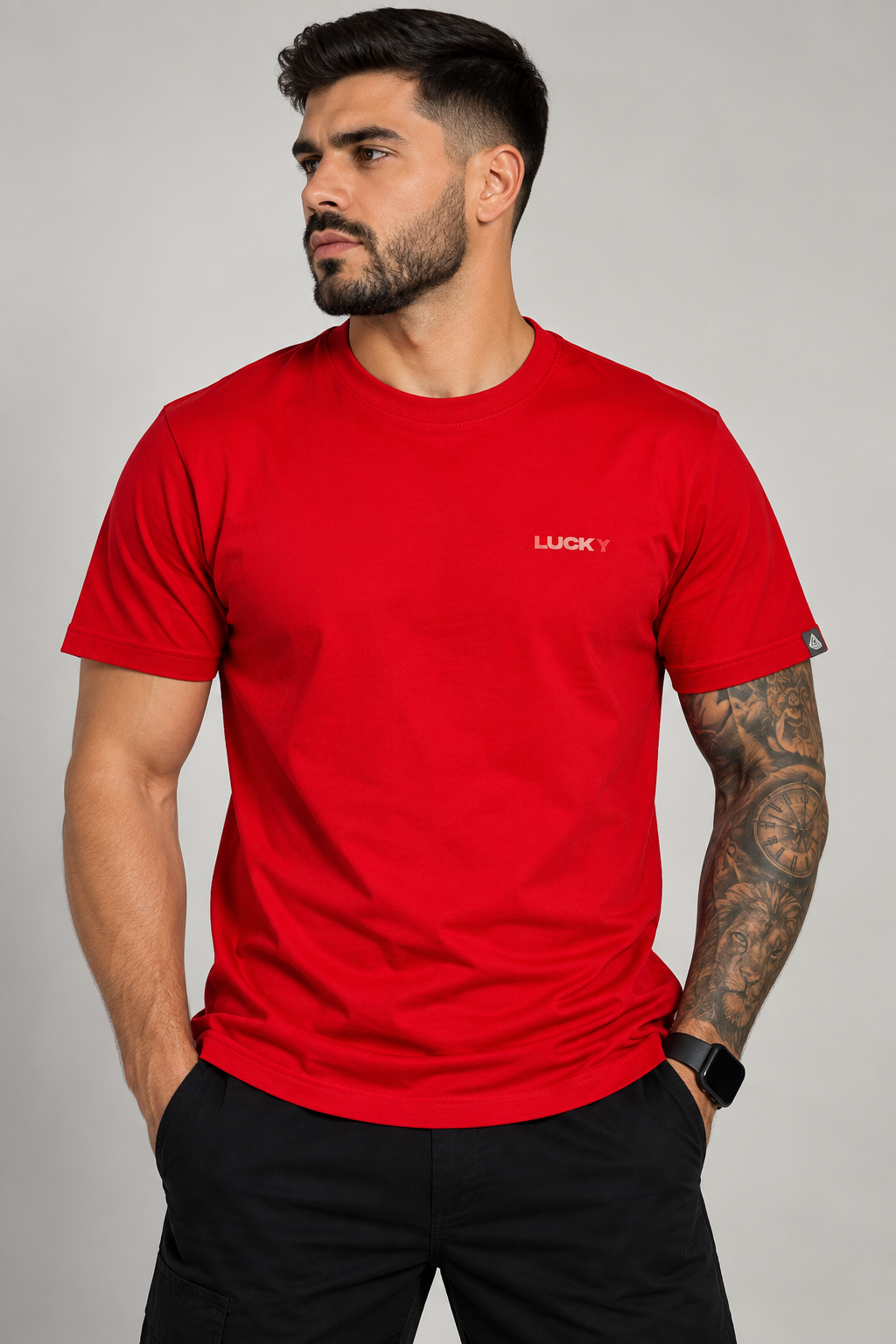Camiseta Lucky vermelha