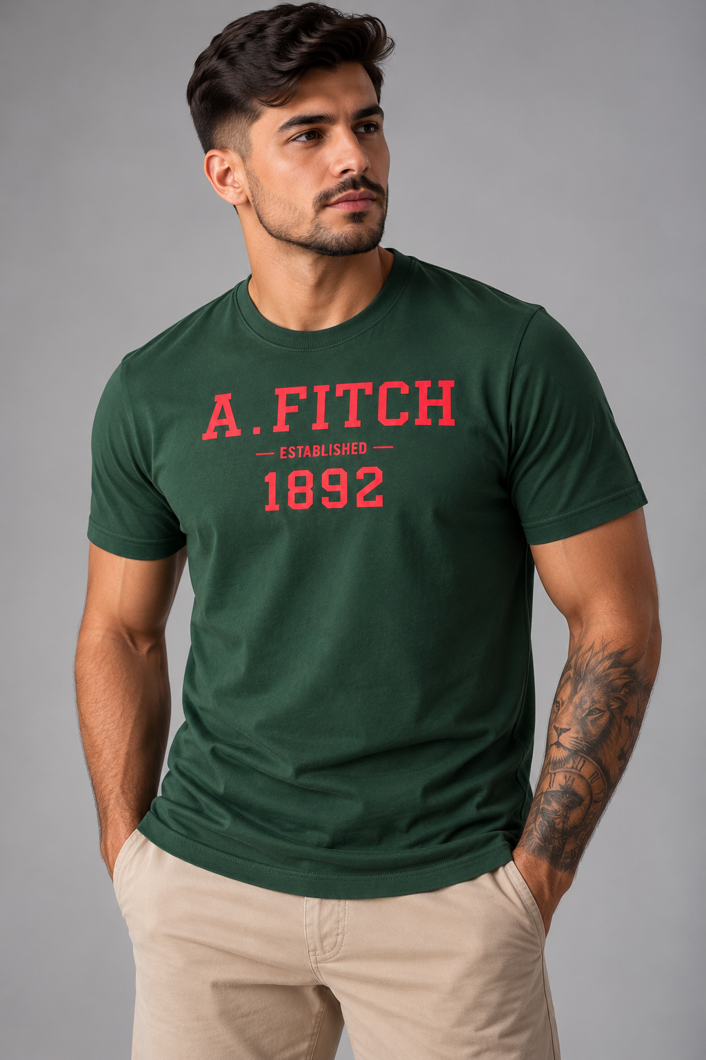 Camiseta Abercrombie -A.fitch / Verde