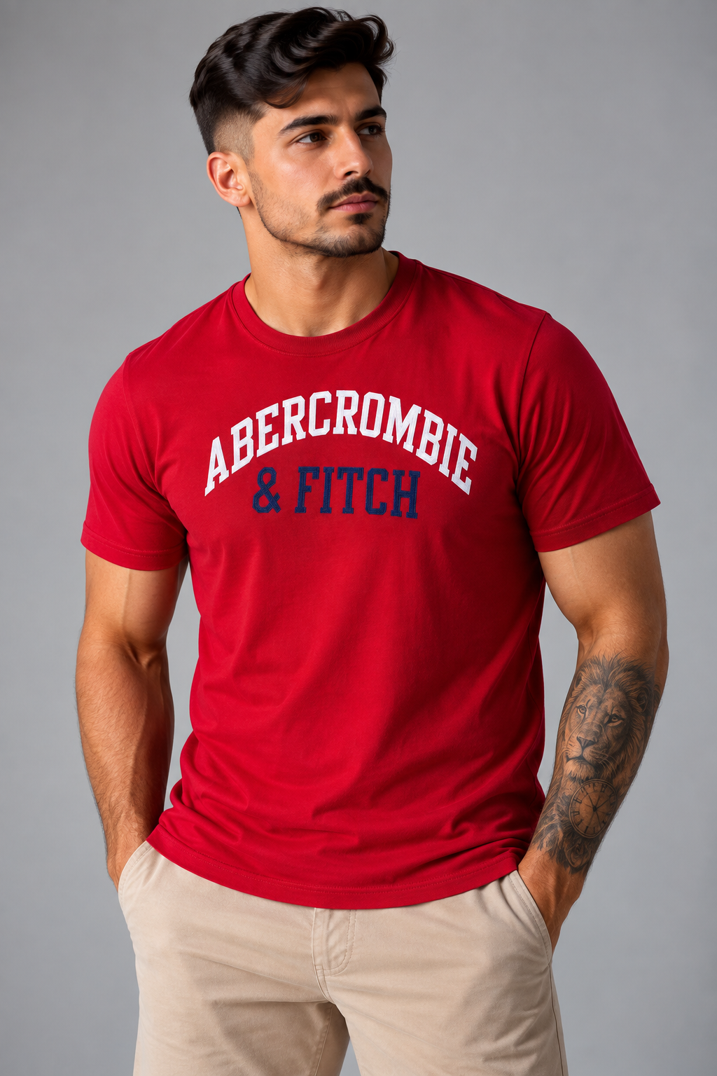 Camiseta Abercrombie & Fitch  / Vermelha